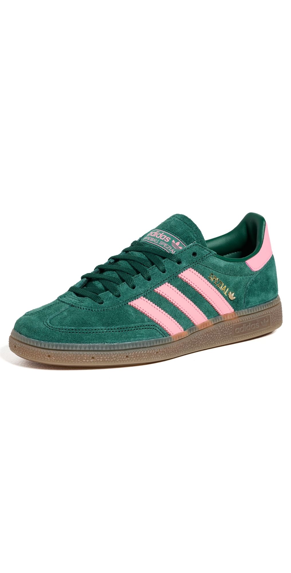 adidas Handball Spezial Sneakers Collegiate Green/Pink/Gold Met 9