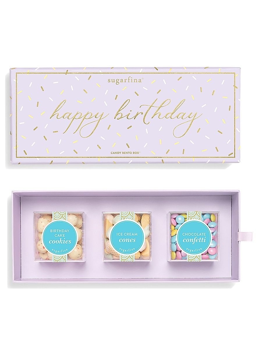 Happy Birthday 3-Piece Candy Bento Box
