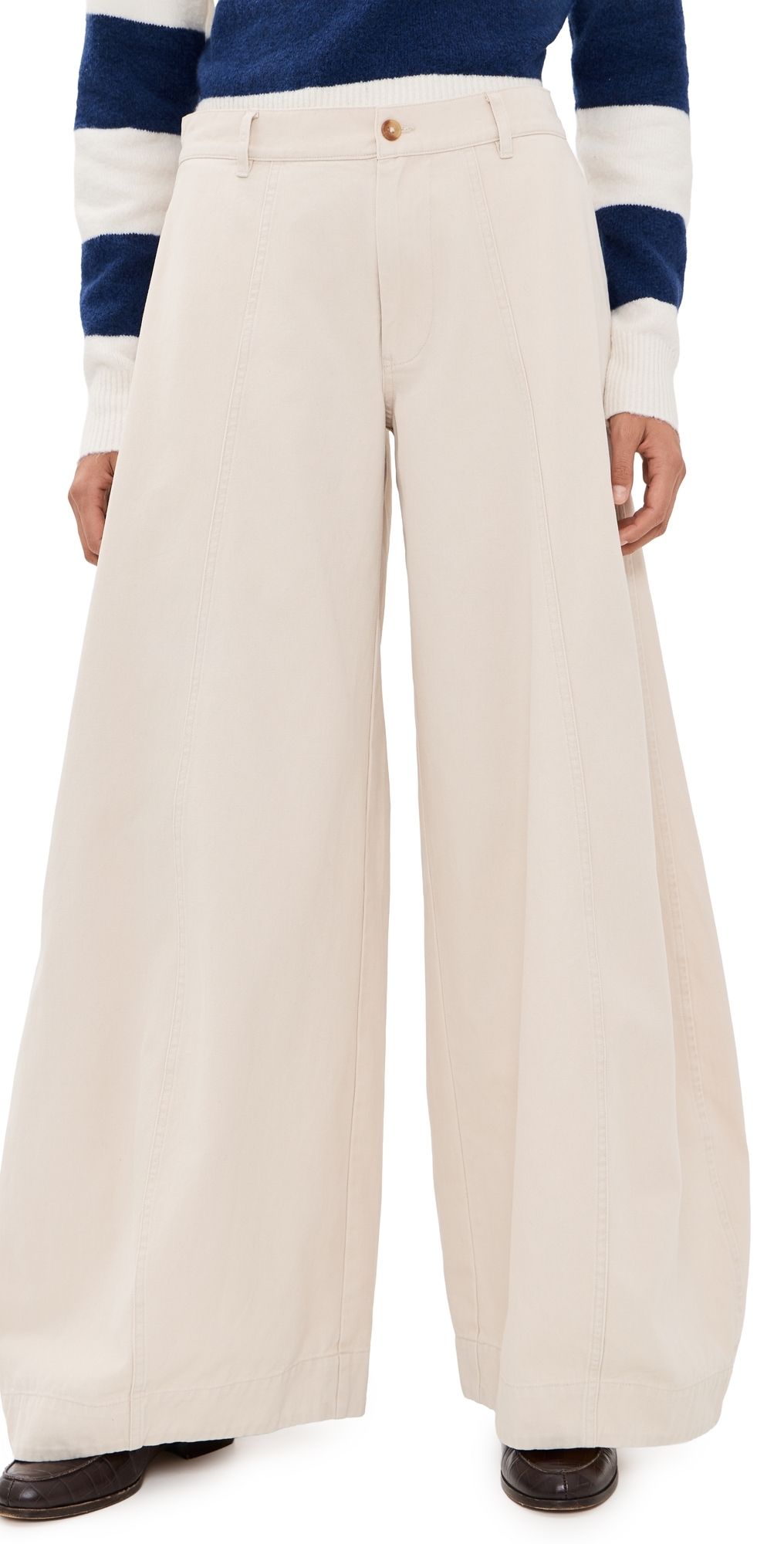 Denimist Victoria Chino Pants Putty White 30