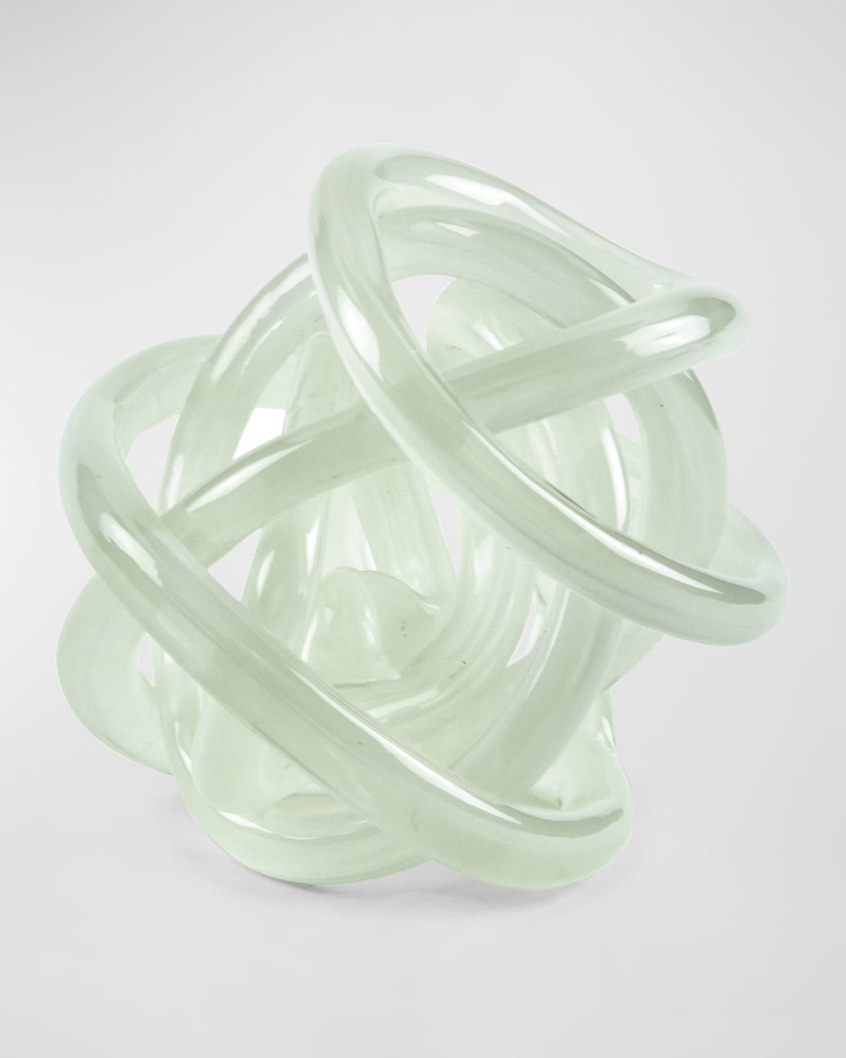 Glass Knot Decorative Accent