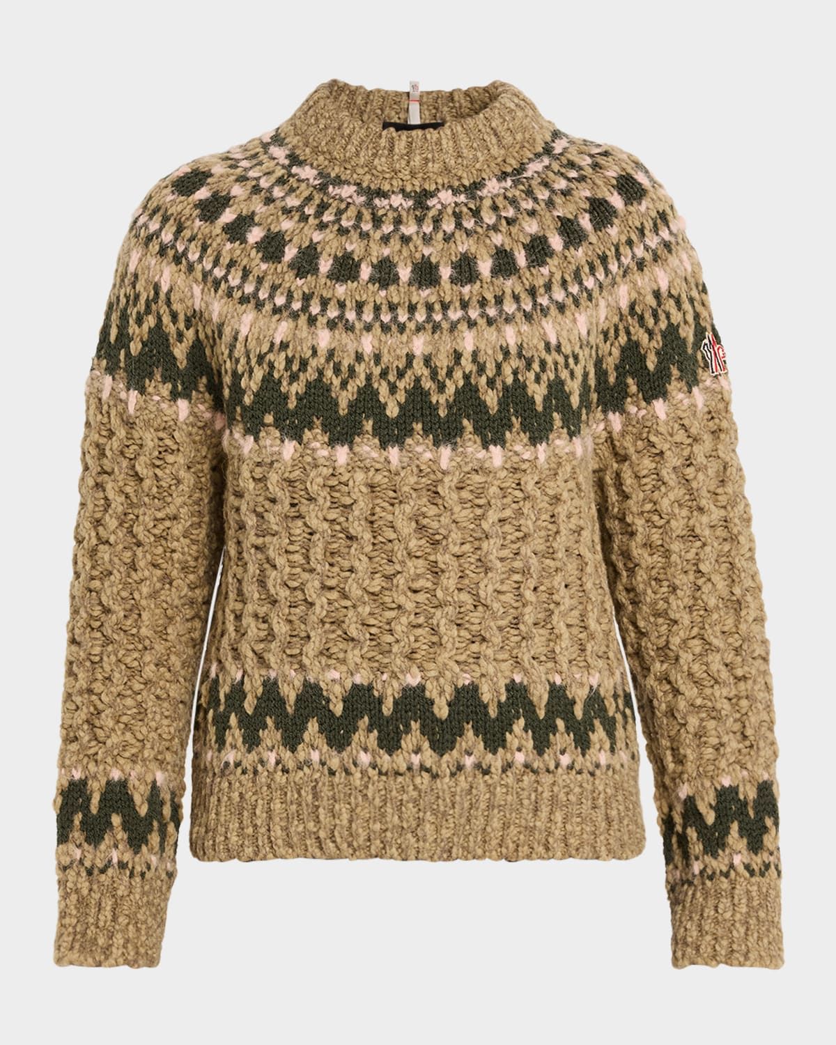 Cable-Knit Fairisle Sweater