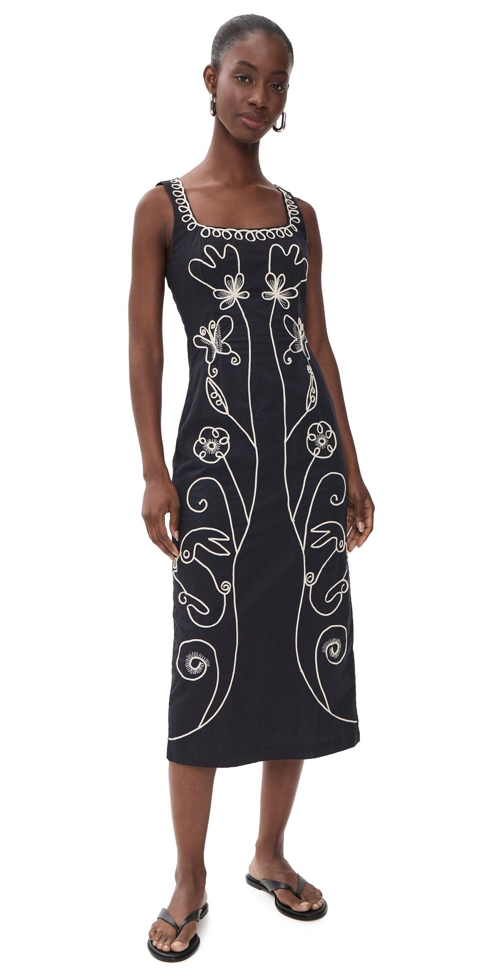 Cleobella Ruxandra Midi Dress Black S