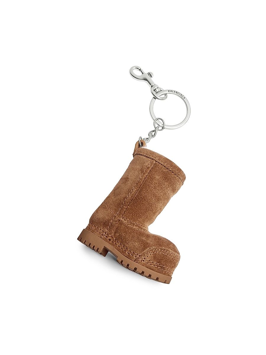 Women's Mini Alaska Boot Charm-Keychain - Brown