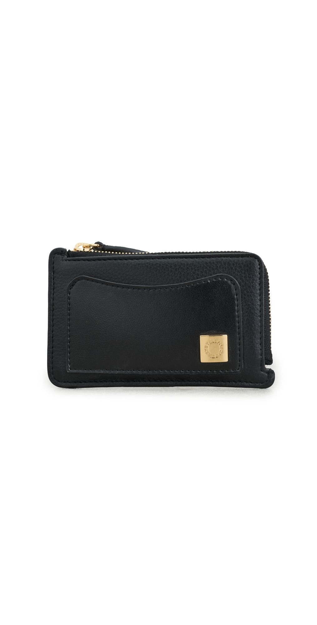Stella McCartney Stella Ryder Embossed Card Wallet Black One Size