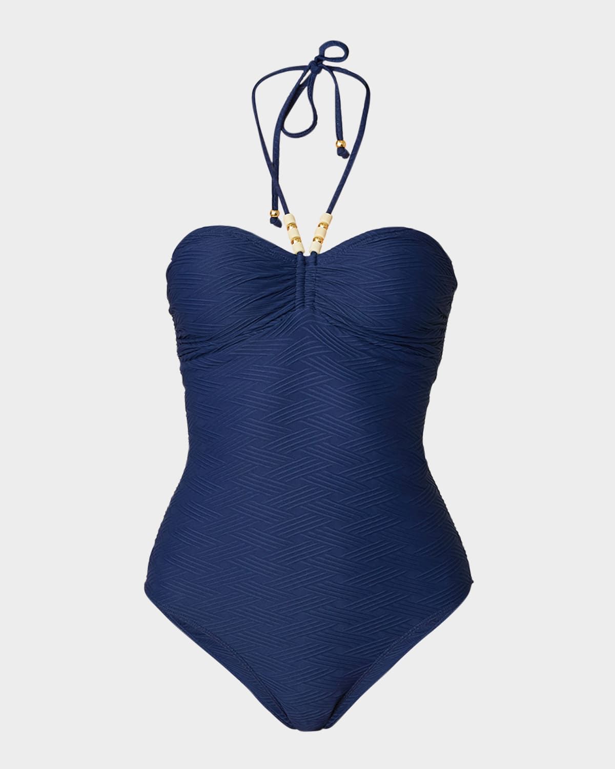 Cinched One-Piece Swimsuit