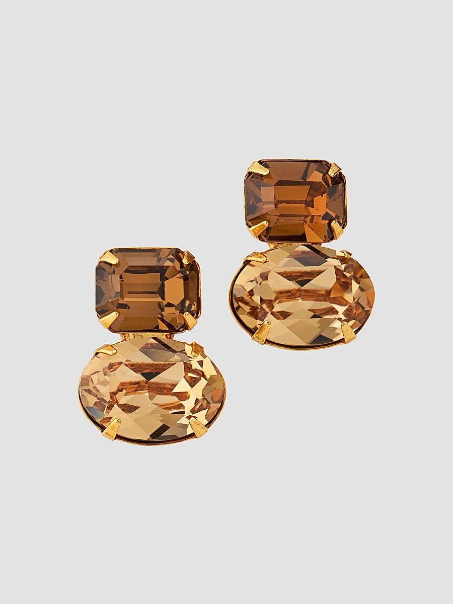 Women's Maureen 18K-Gold-Plated & Austrian Crystal Drop Earrings - Golden