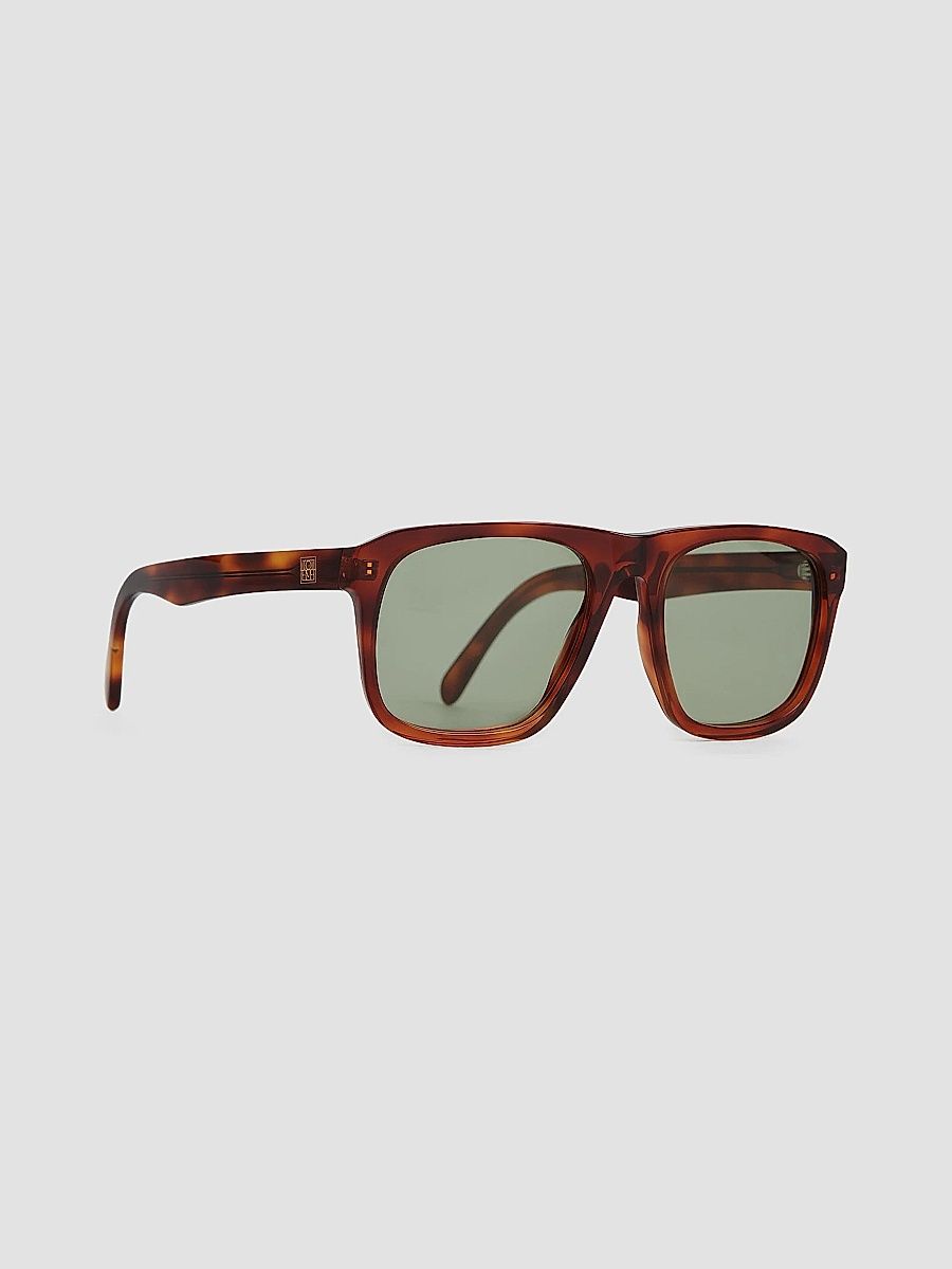 Toteme Women's The Navigator Rectangular Sunglasses - Havana