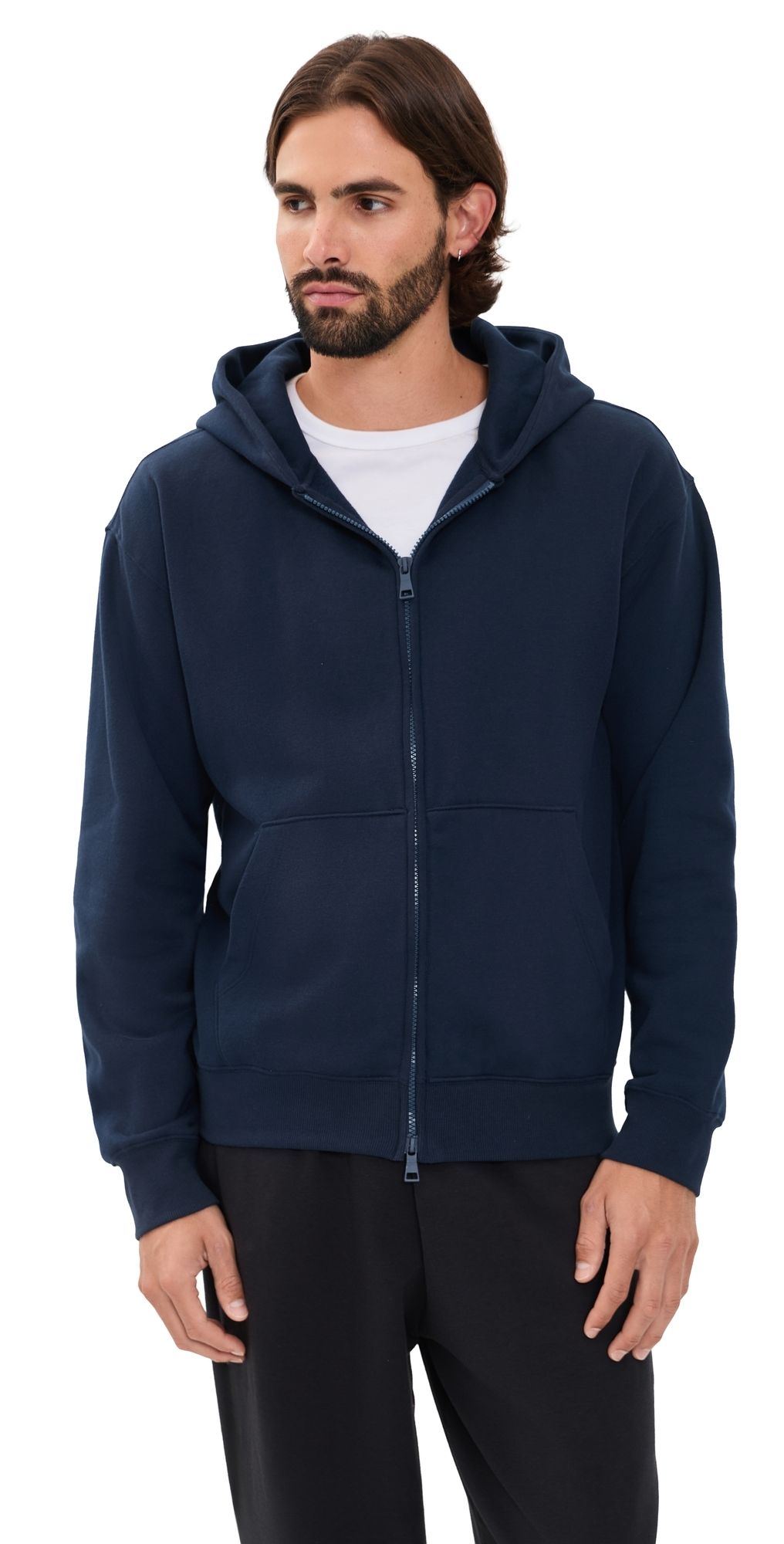 Beyond Yoga Luxefleece Full Zip Hoodie Nocturnal Navy XS