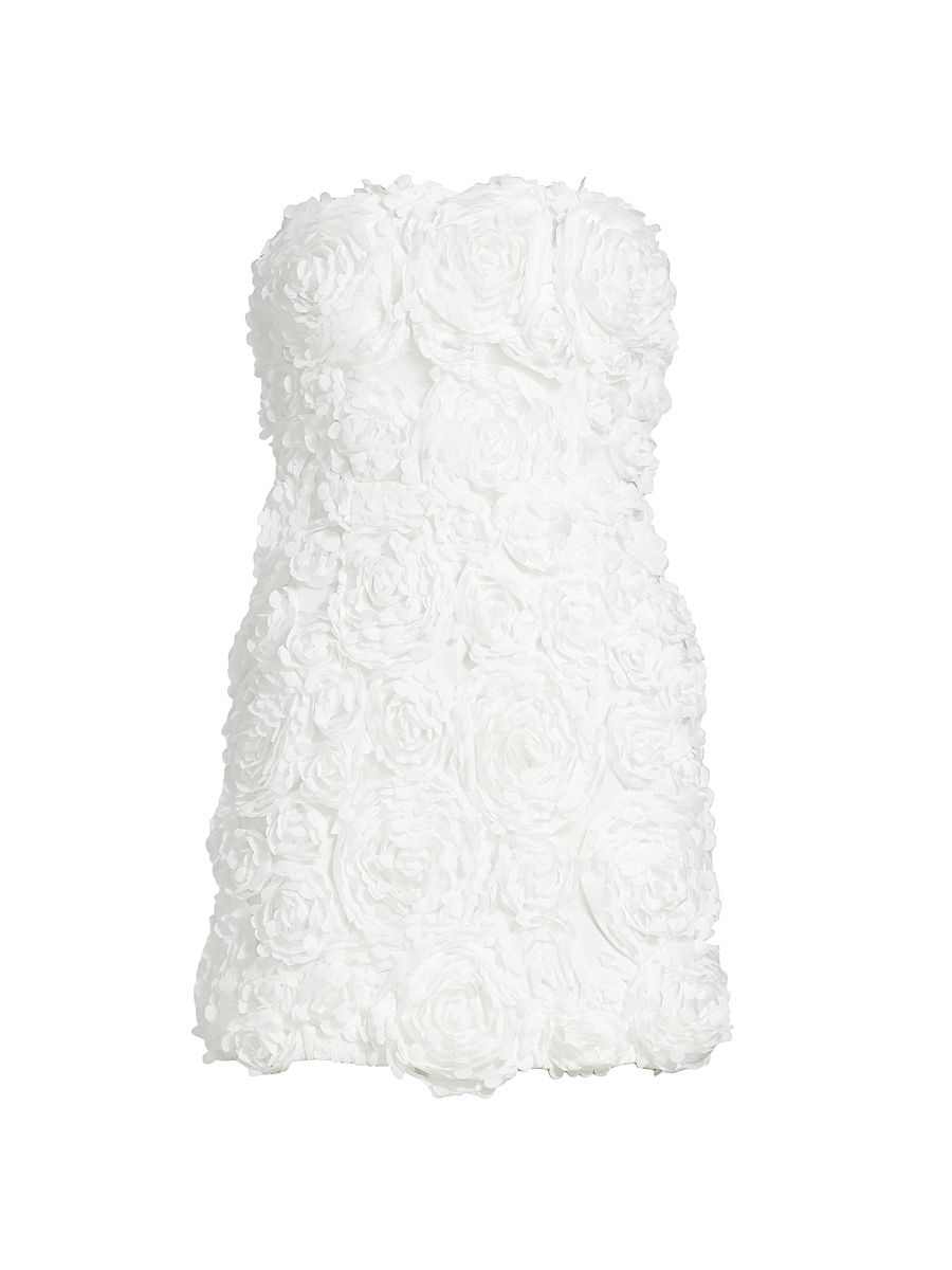 Women's Megan Strapless Minidress - White - Size XL