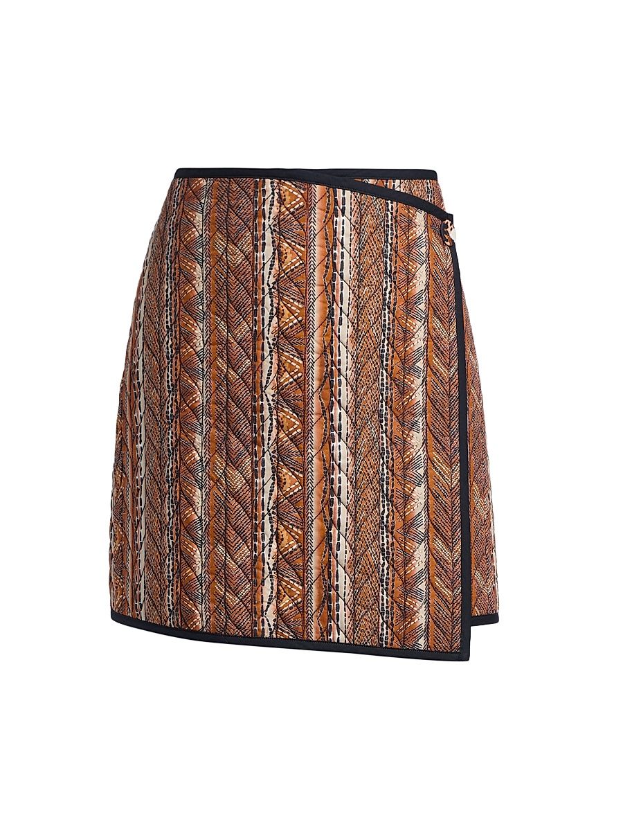 Women's Orca Quilted Cotton Miniskirt - Kismet - Size 8