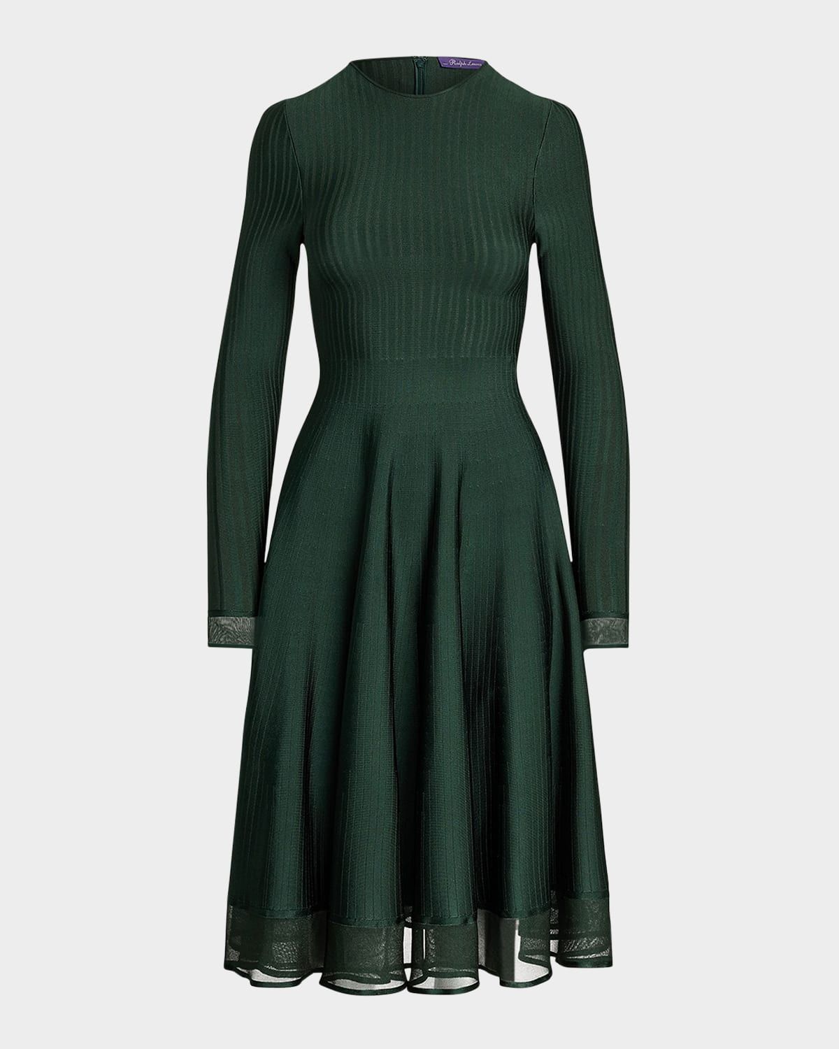 Long-Sleeve Sweater Day Dress