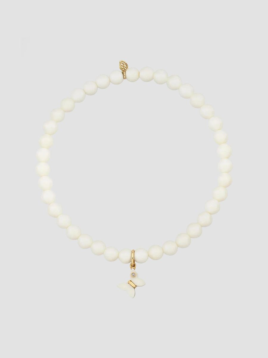 Sydney Evan Women's Tuxedo 14K Yellow Gold & Multi-Gemstone Beaded Stretch Bracelet - Yellow Gold