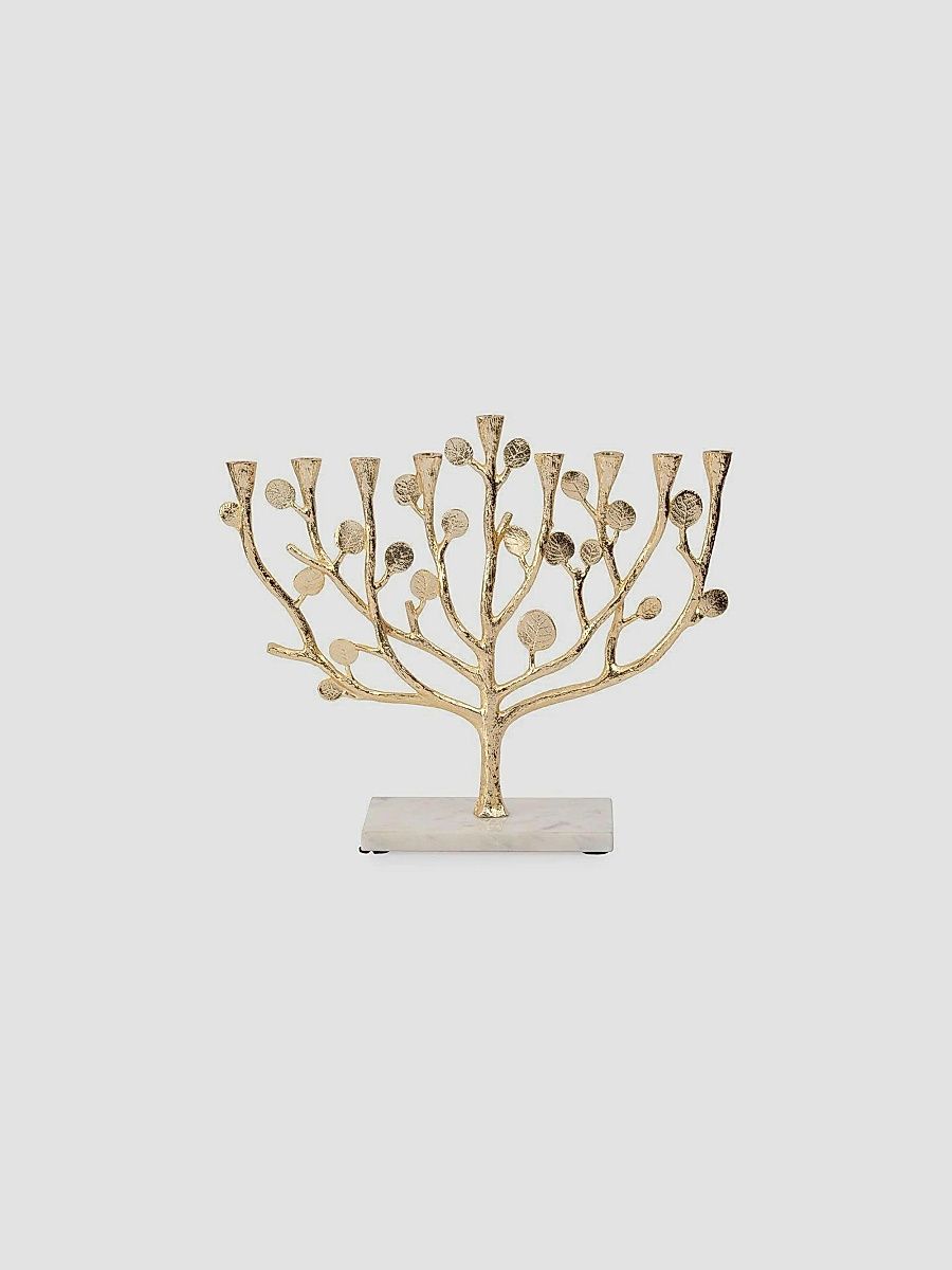 Botanical Leaf Menorah