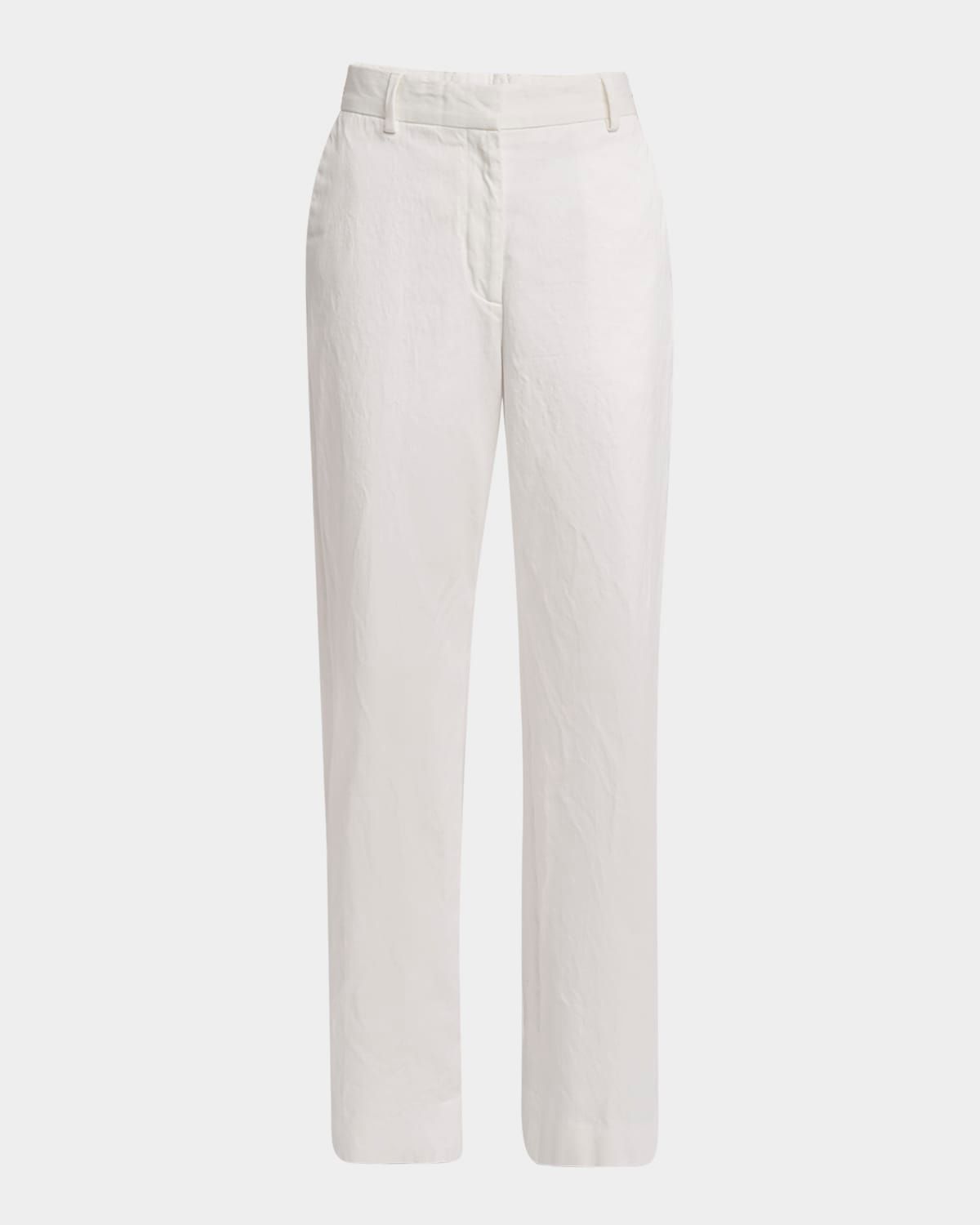 Paxy Straight-Leg Cotton Pants