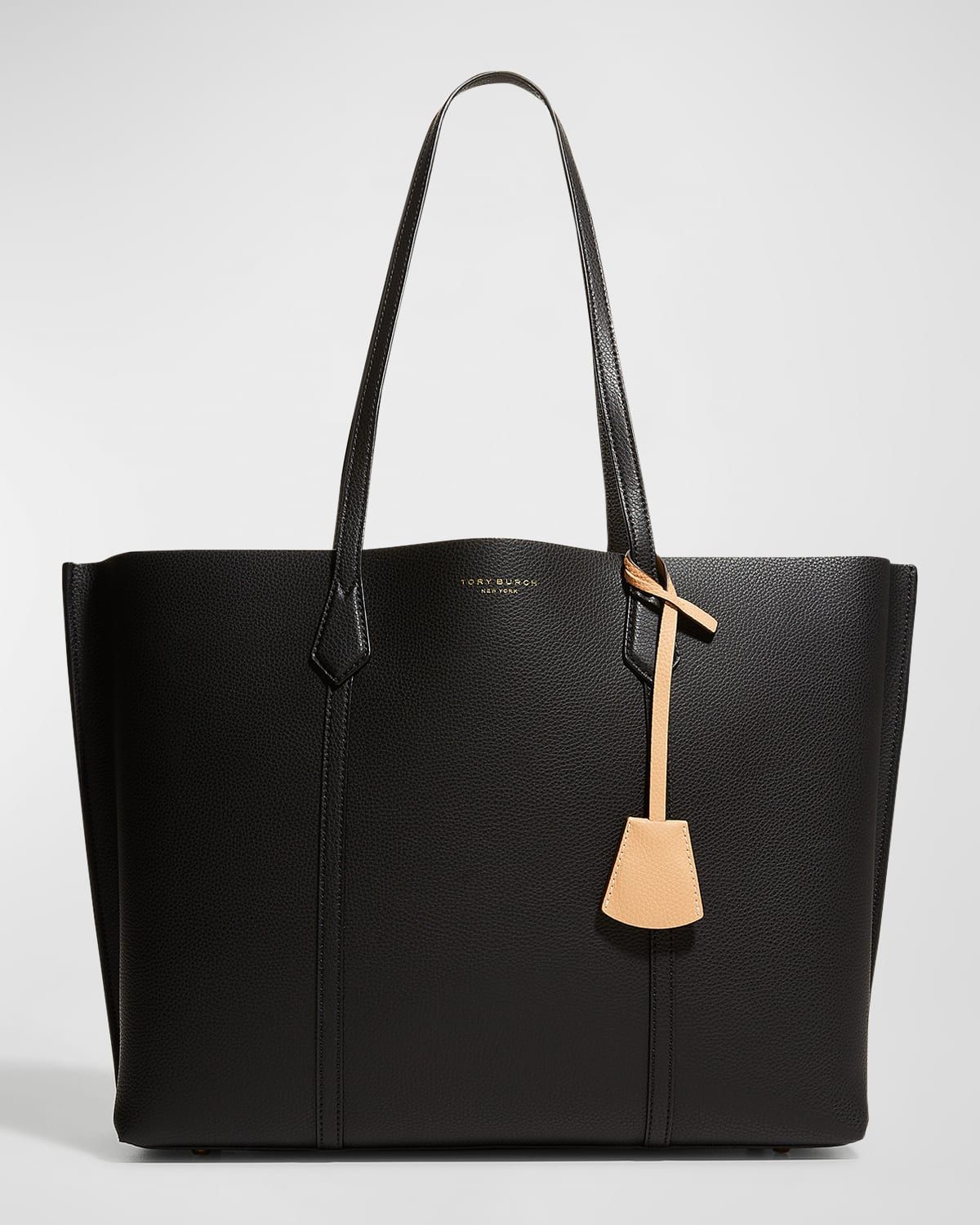 Perry Leather Shopper Tote Bag