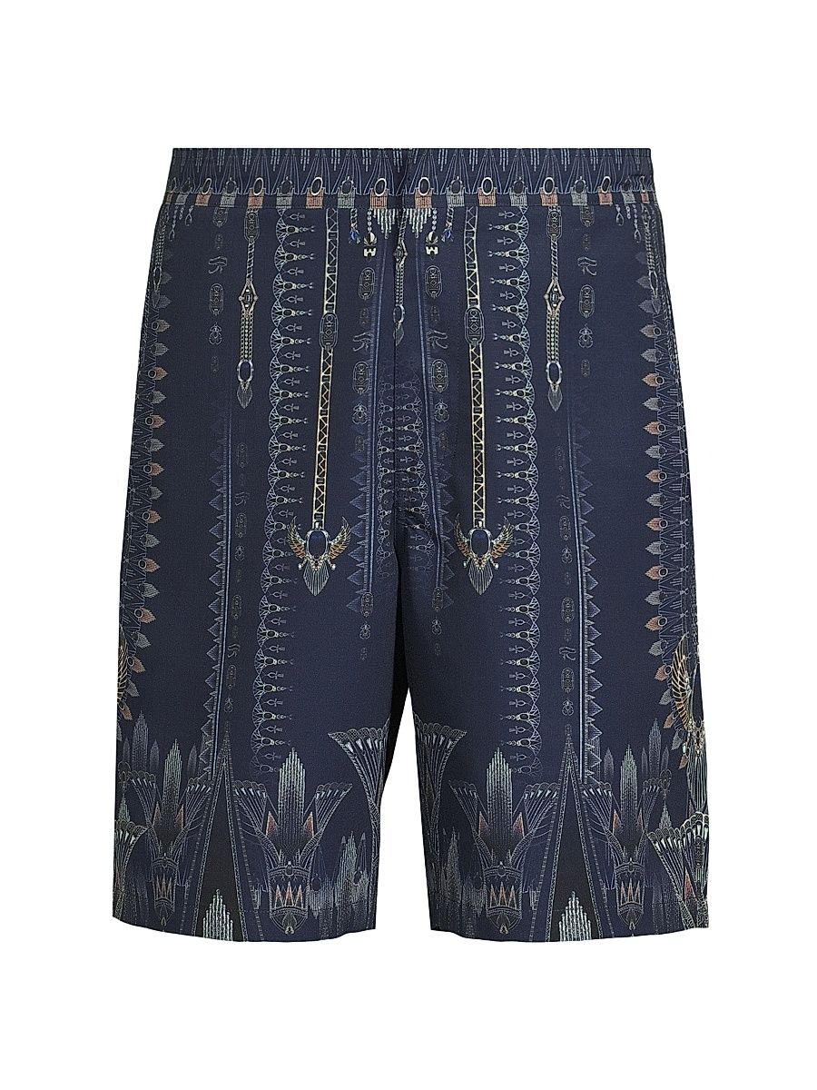 Men's Printed Mid-Length Trail Shorts - The Egypt Effect - Size Large