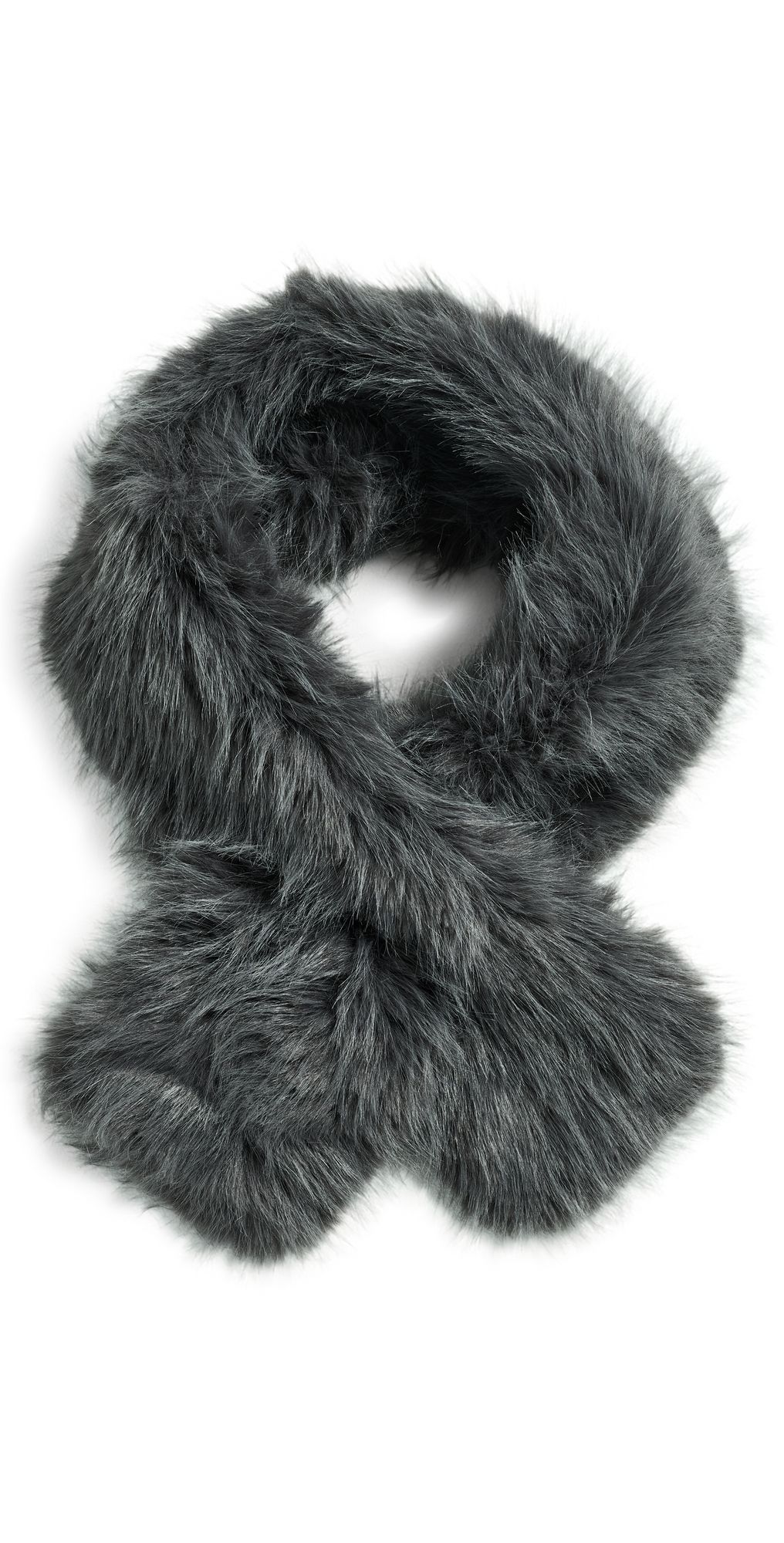 Hat Attack Foxy Pull Thru Scarf Grey One Size