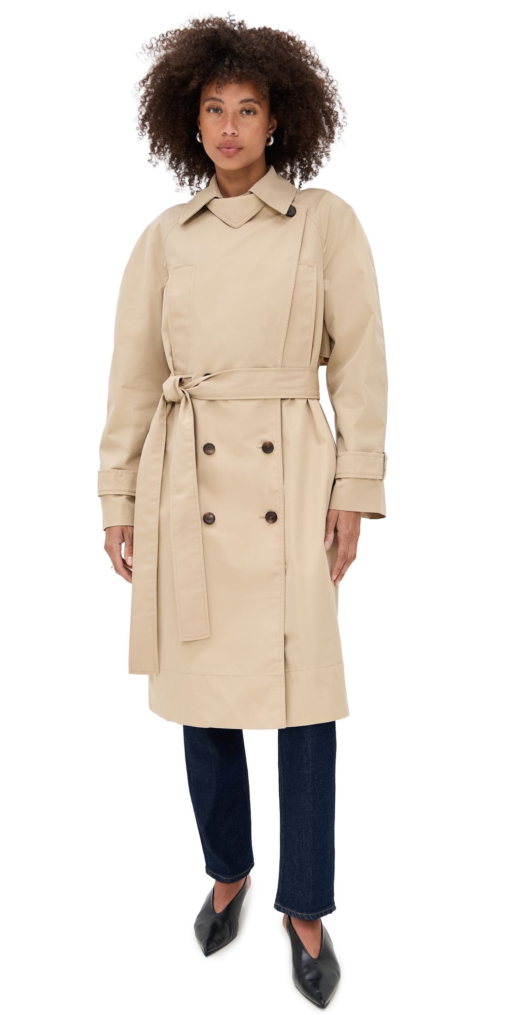 A. L.C. Asher Coat Beige M