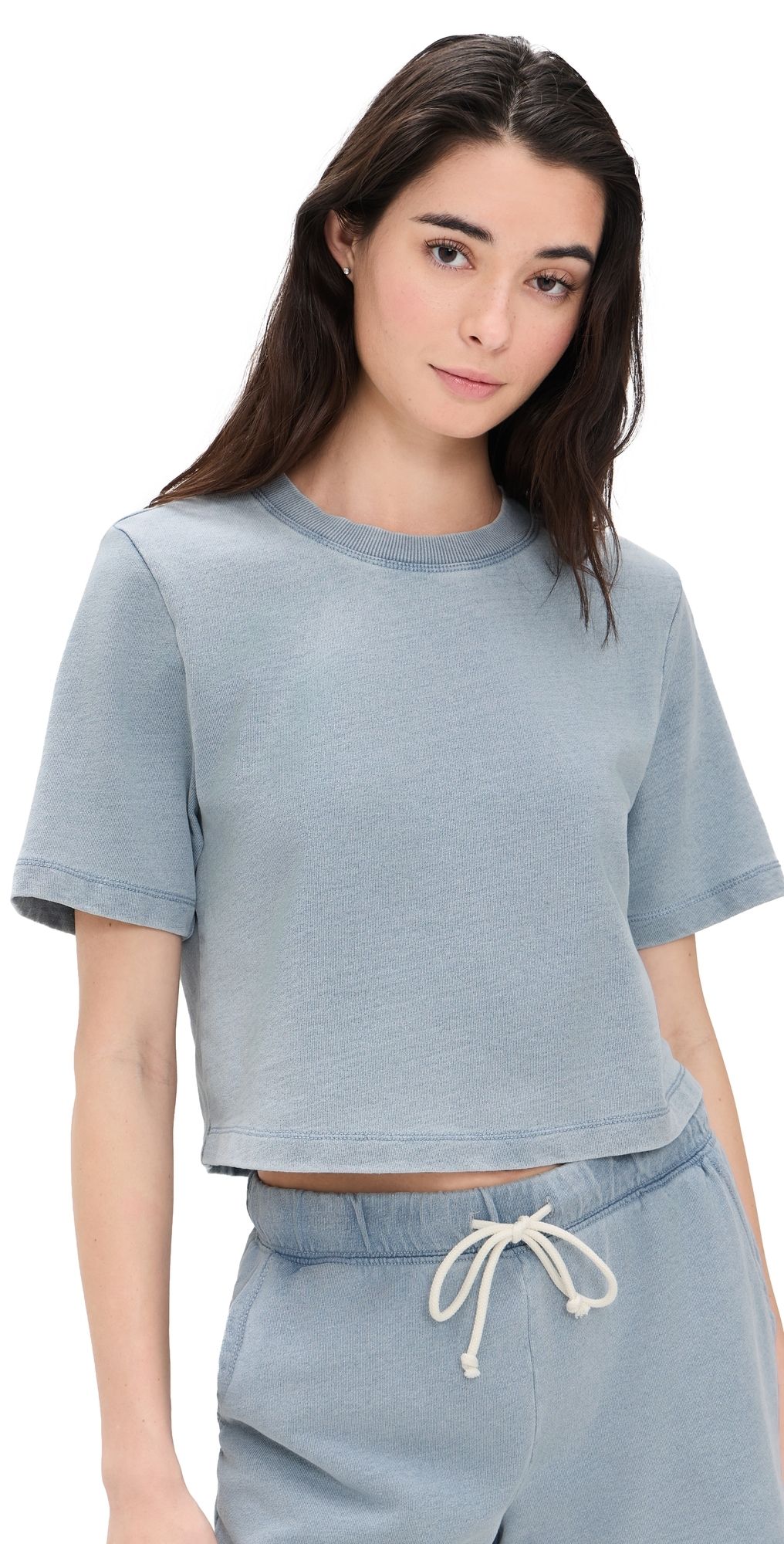 Z Supply Curran Sweatshirt Ocean Air Indigo L