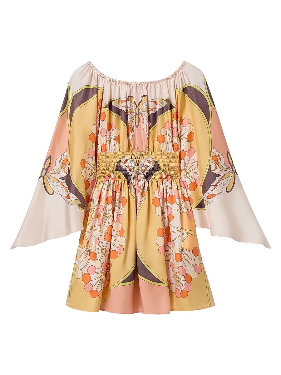 Women's Sienna Mini Dress - Florette Pale Pink - Size Large