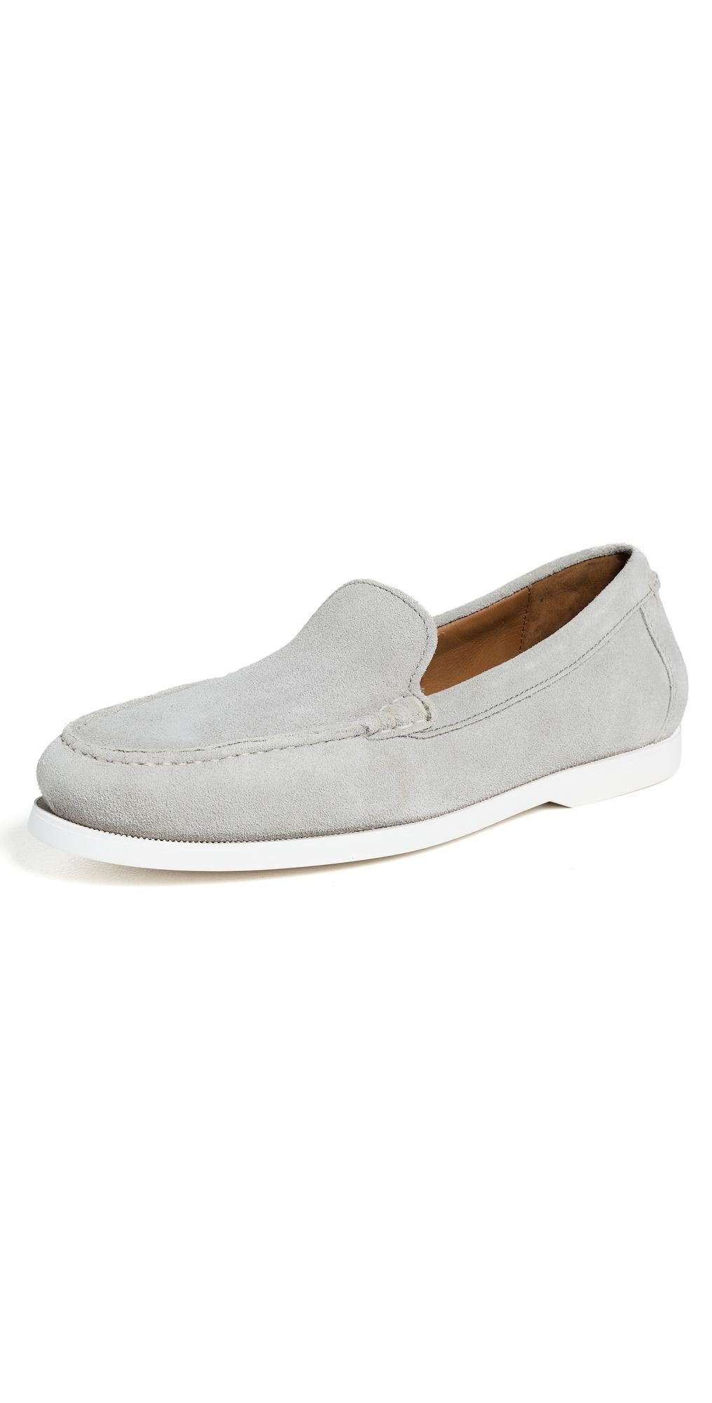 Polo Ralph Lauren Merton Suede Slip Ons Channel Grey 12
