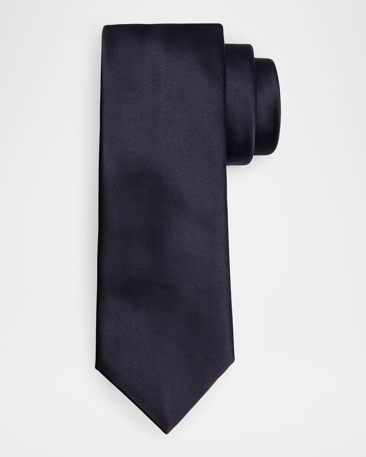 Men & apos;s Solid Silk Tie