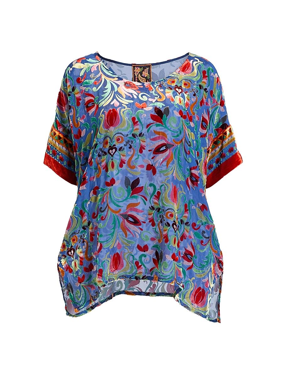 Women's Plus Mariafe Slip Blouse - Primula - Size 26