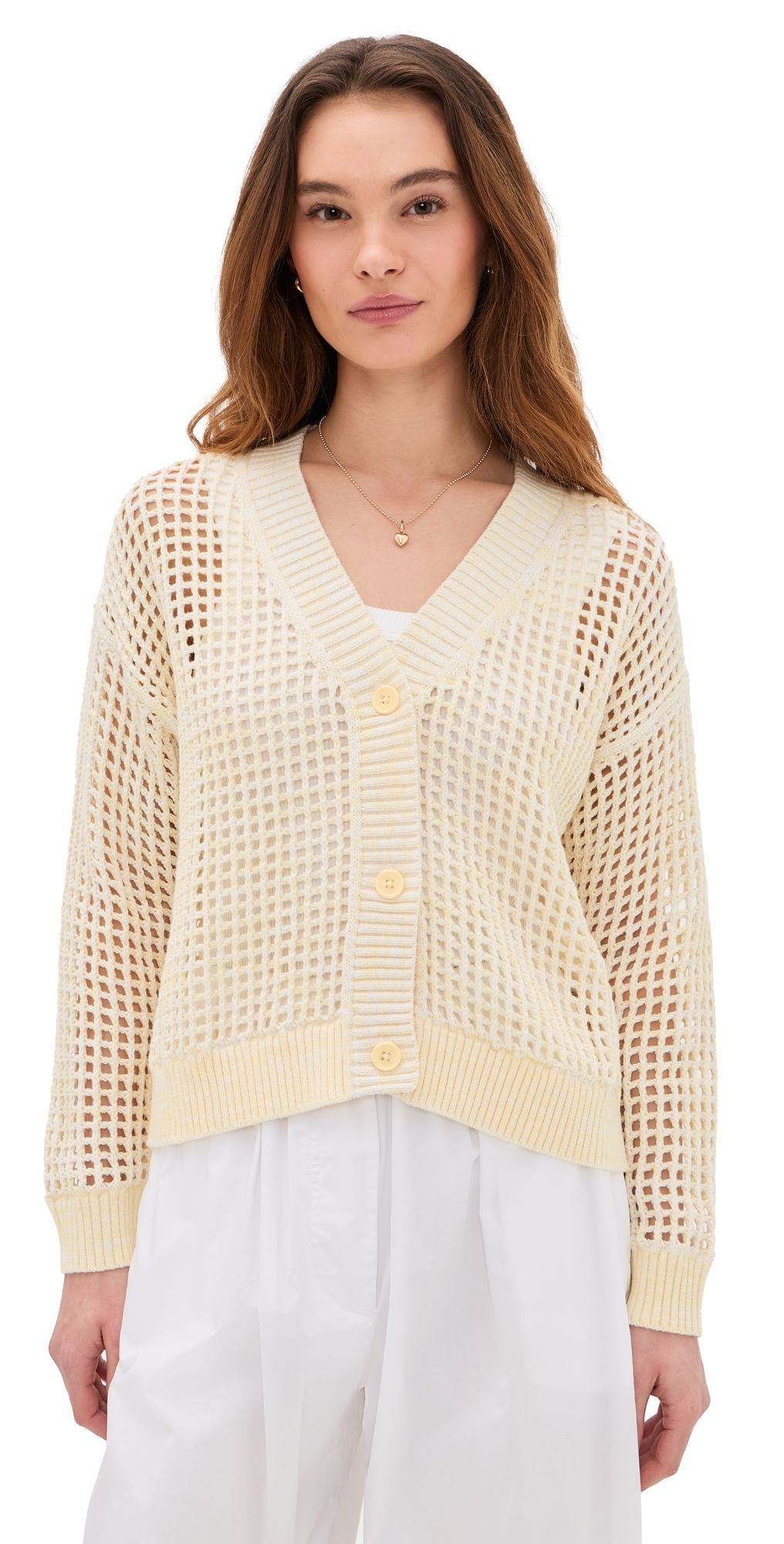 Splendid Camellia Cardigan Honeysuckle XS