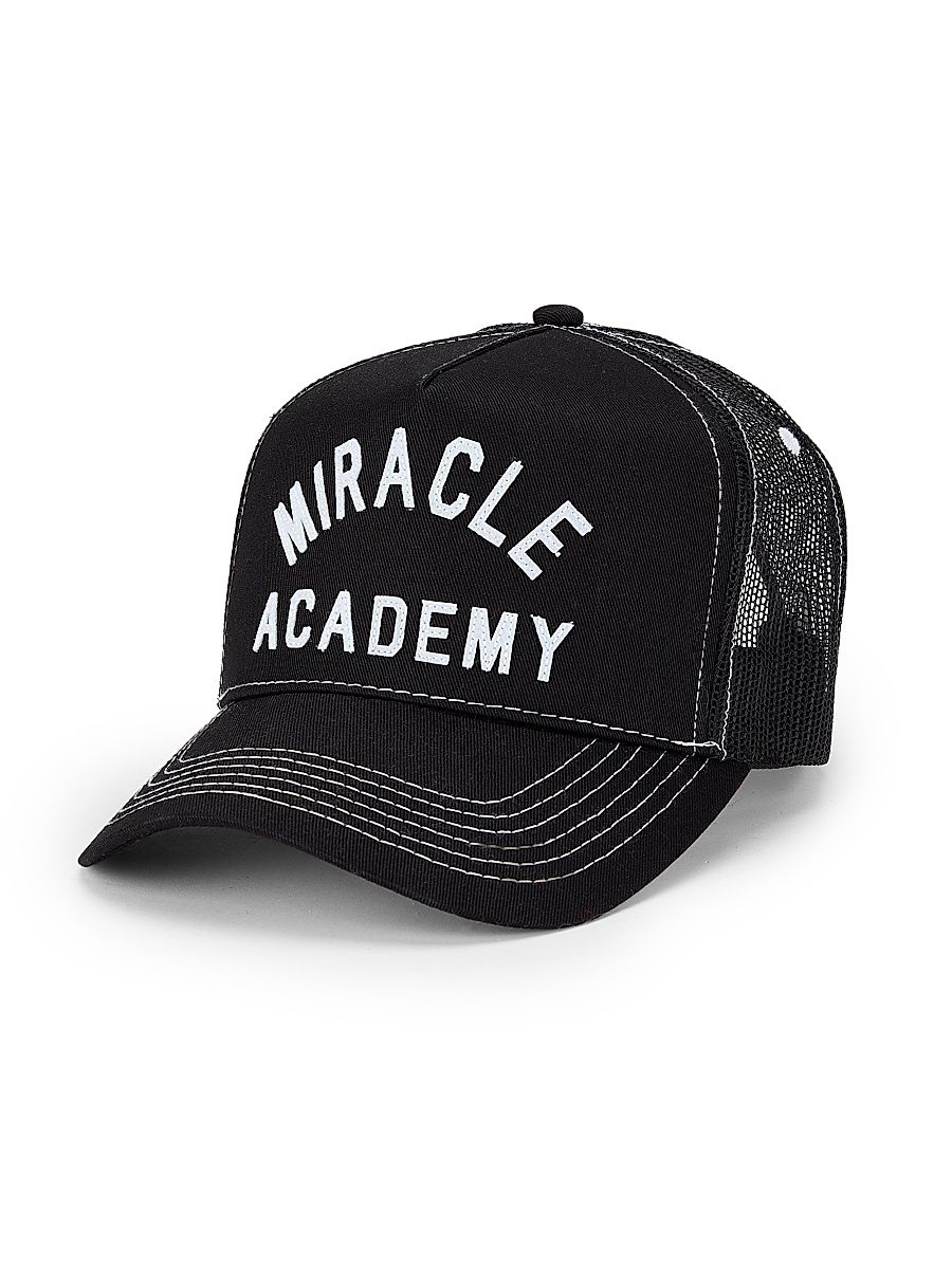 Men's Miracle Academy Contrast Trucker Hat - Black