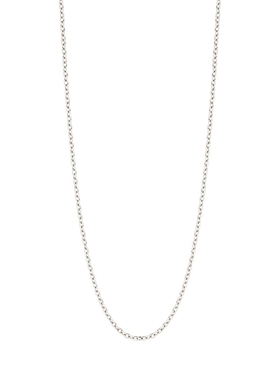 Women's 14K White Gold Chain Necklace - White Gold