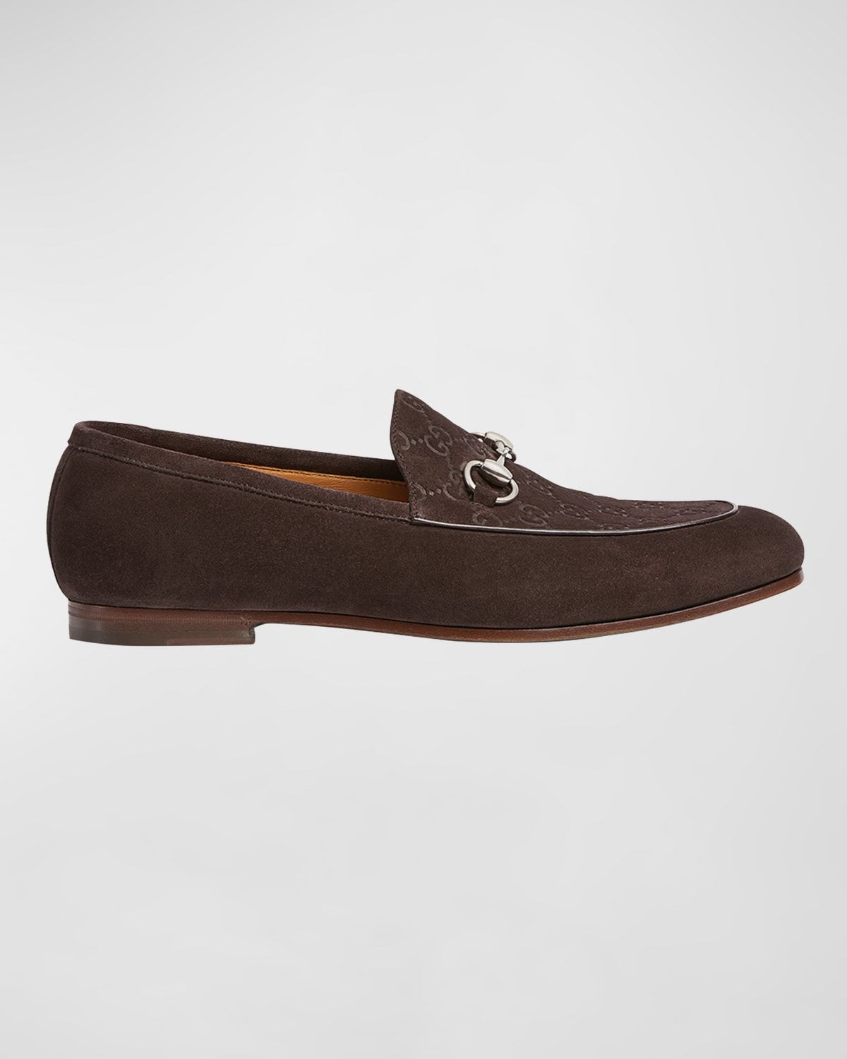 Men & apos;s Jordy Guccissima Suede Loafers