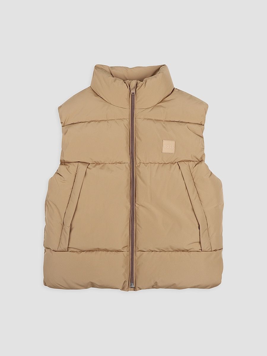 Boy's Little Boy's & Boy's Puffer Vest - Cookie - Size 4