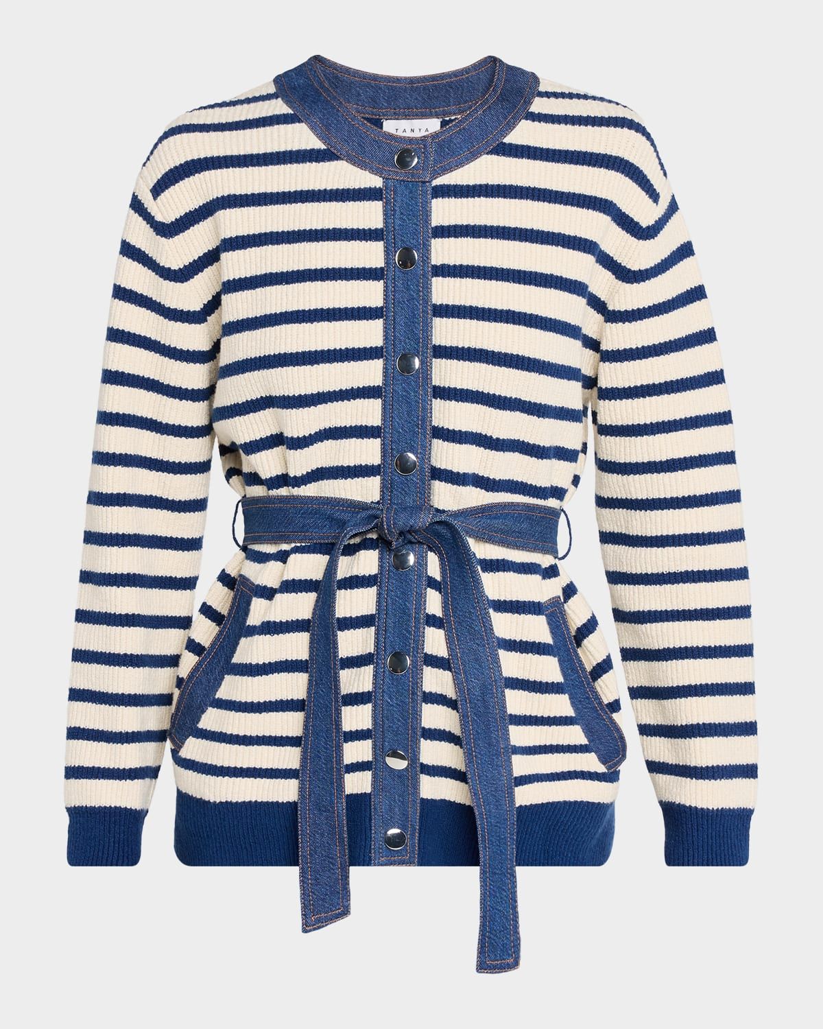 Delia Stripe Cardigan