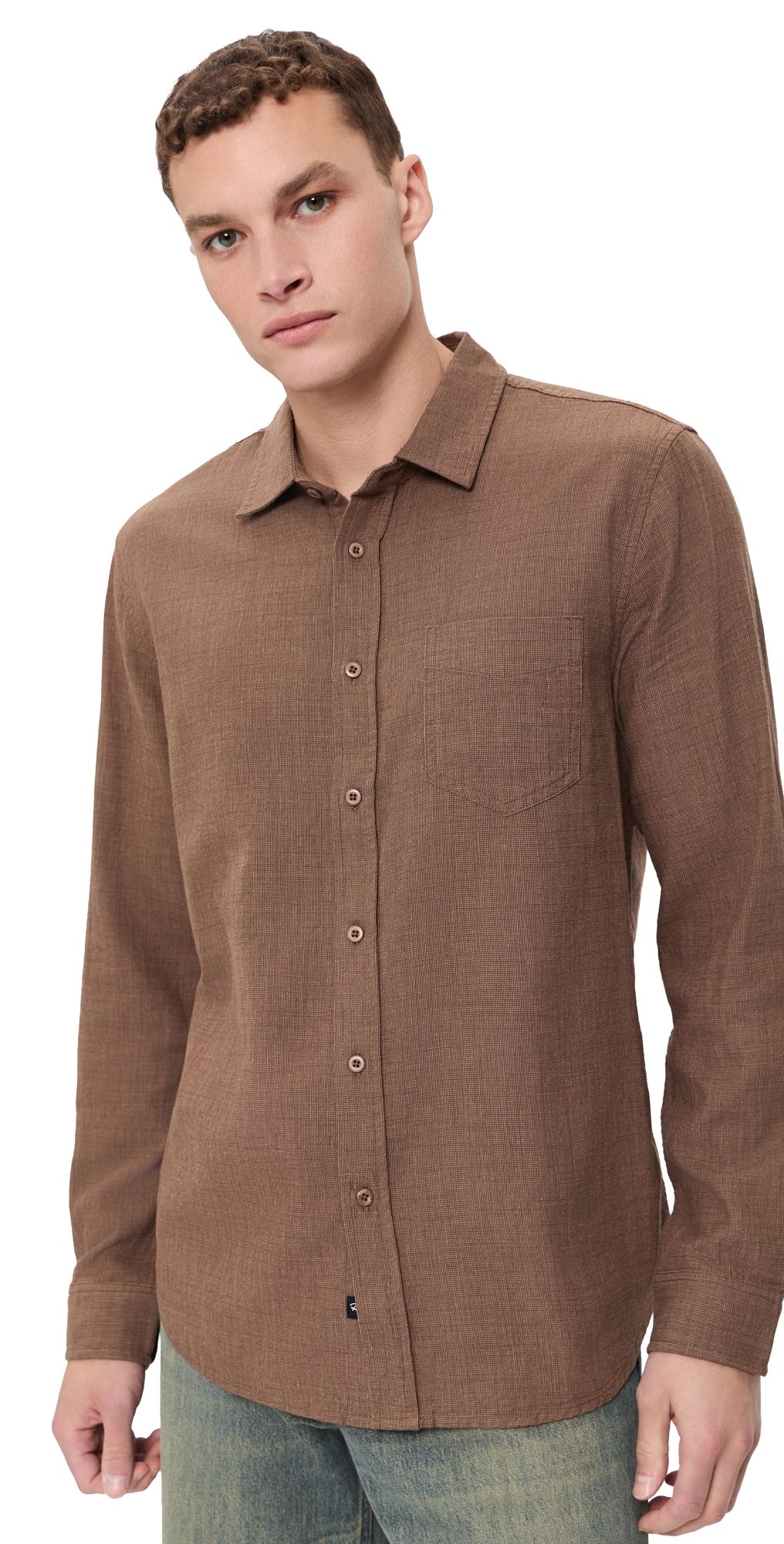 RAILS Wyatt Long Sleeve Shirt Espresso Etch XXL