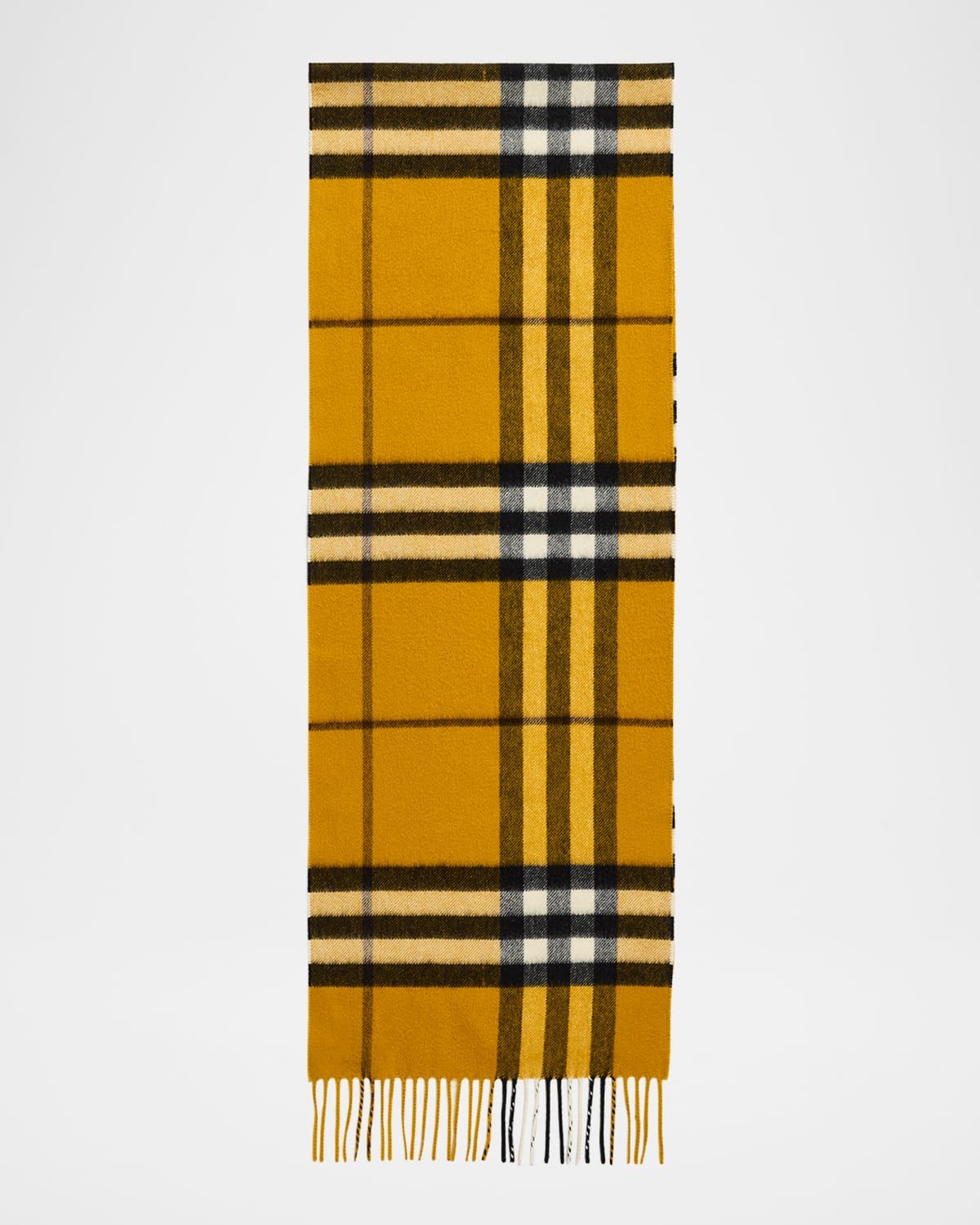 Men & apos;s Cashmere Giant Brights Check Scarf