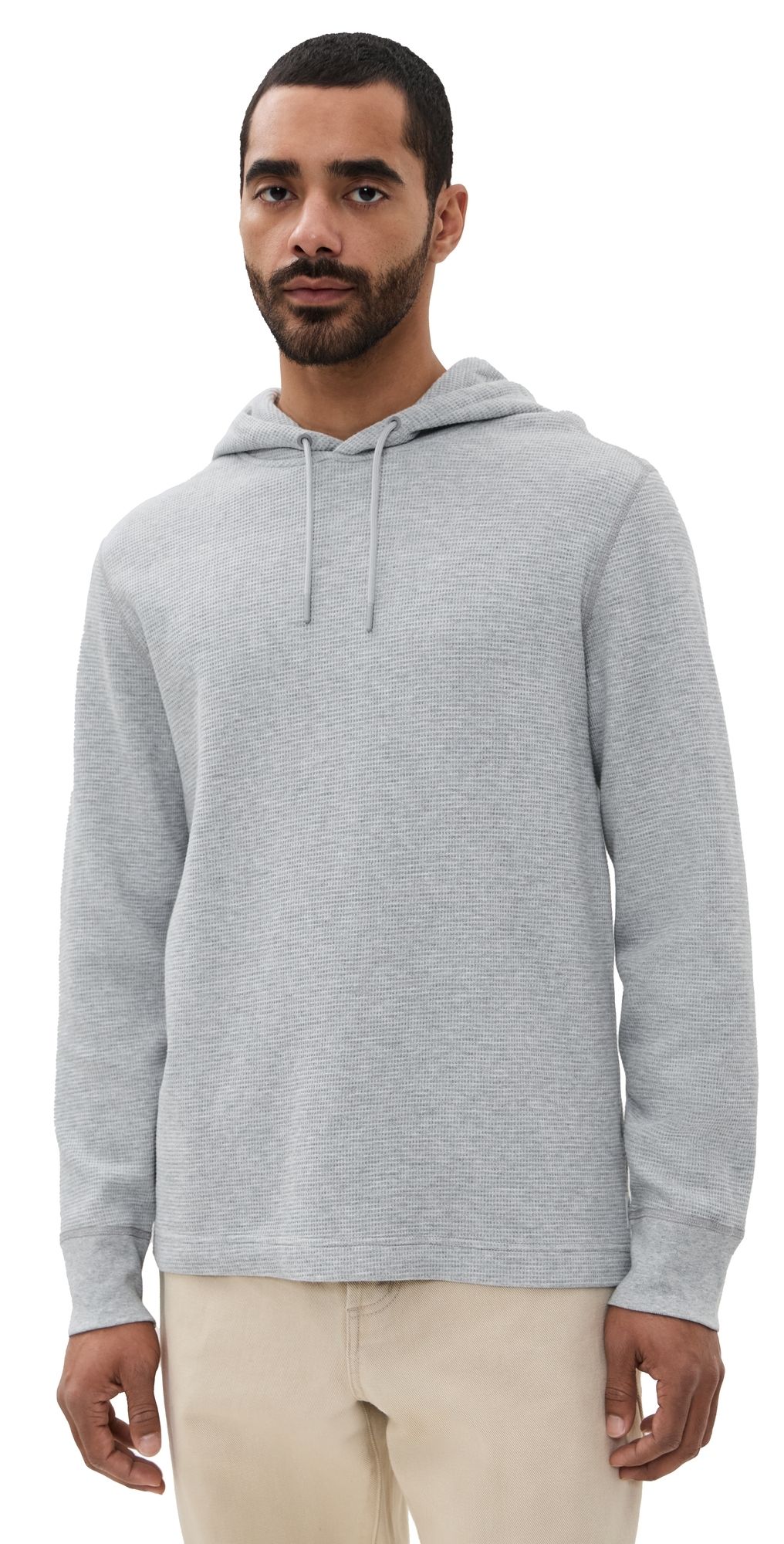 Reigning Champ Lightweight Waffle Standard Hoodie Hgrey XL