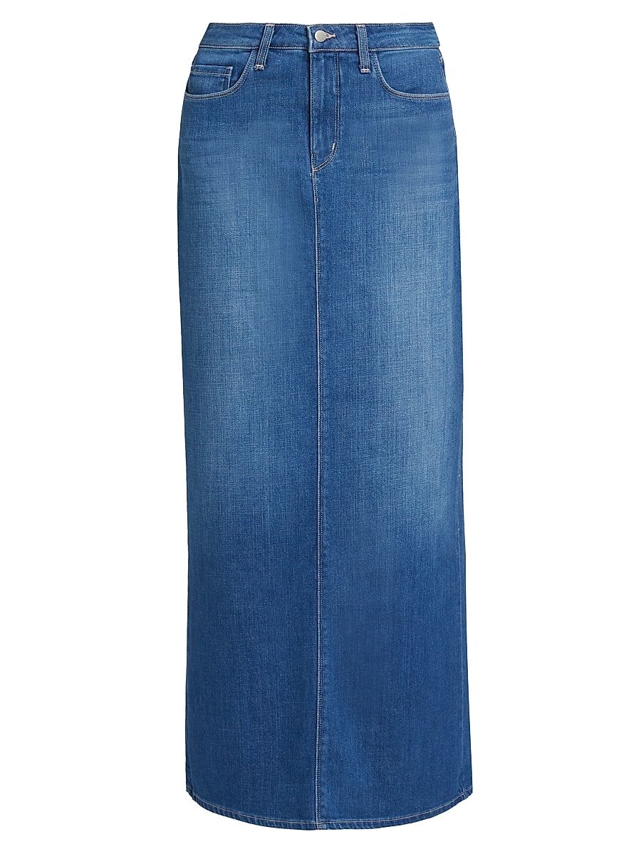 Women's Miriam Denim Maxi Skirt - Apollo - Size 26