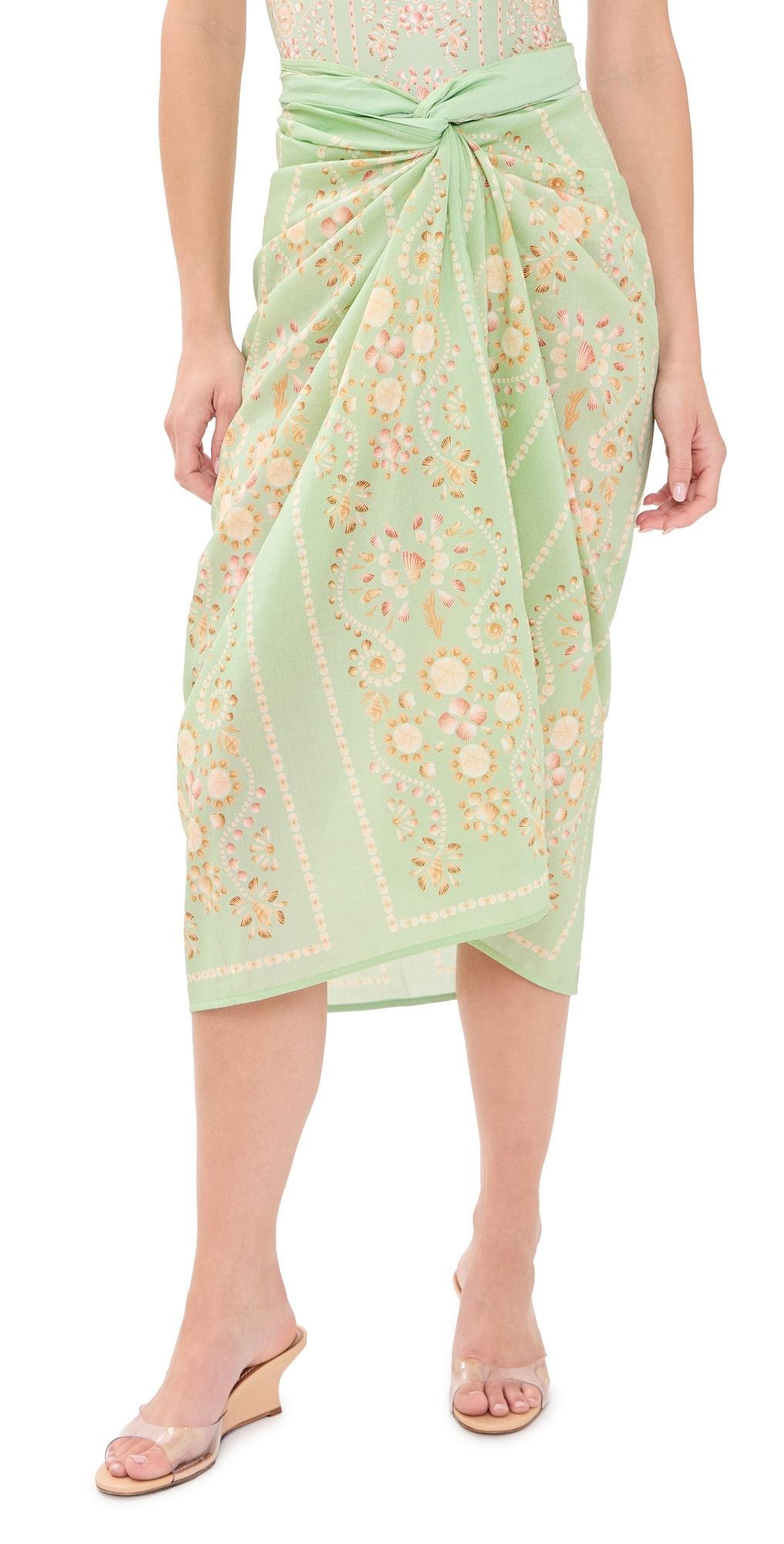 Agua by Agua Bendita Lavanda Playa Pareo Multicolor One Size