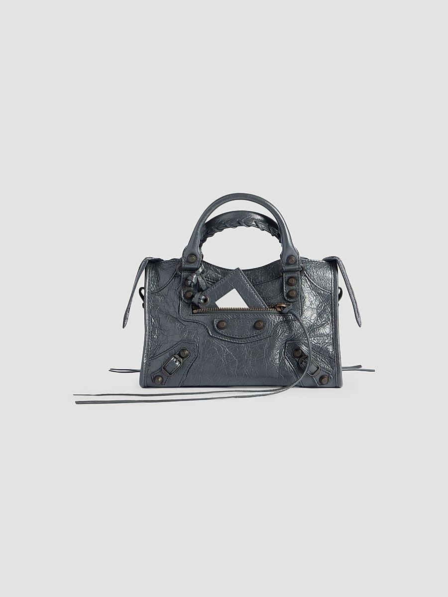 Balenciaga Women's Le City Crossbody Bag - Volcanic Rock