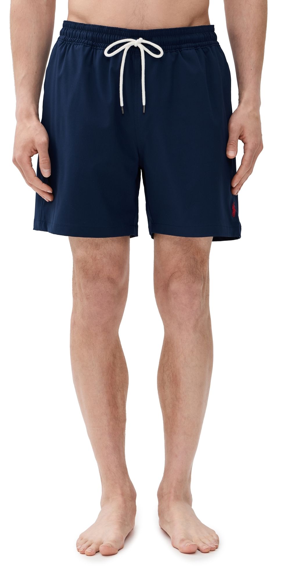 Polo Ralph Lauren Traveler Solid Swim Trunks Newport Navy M