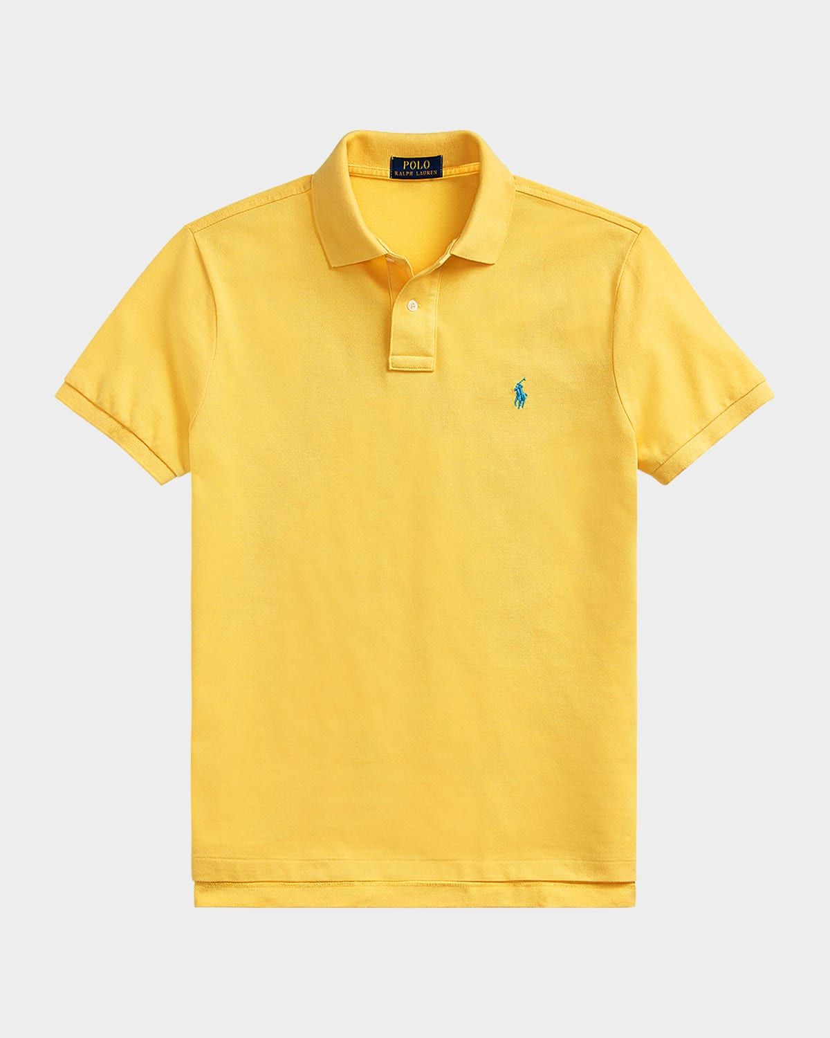 Men & apos;s Custom Slim Fit Mesh Polo Shirt