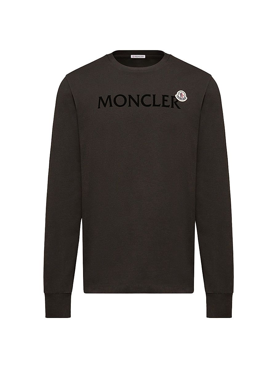 Men's Crew-Neck Sweatshirt in Cotton - Black - Size XL