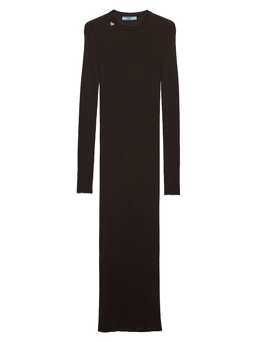 Women's Wool Dress - Brown - Size 10