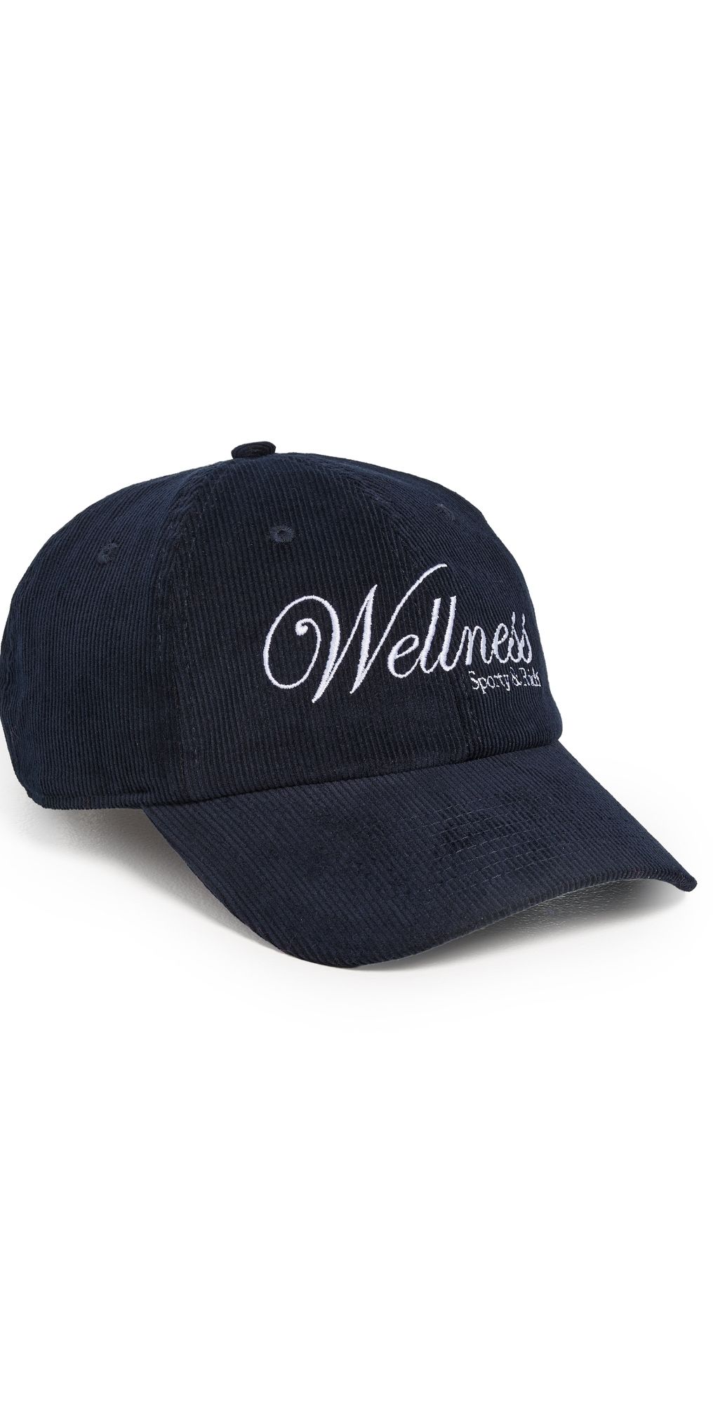 Sporty & Rich Soho Corduroy Hat Dark Navy One Size