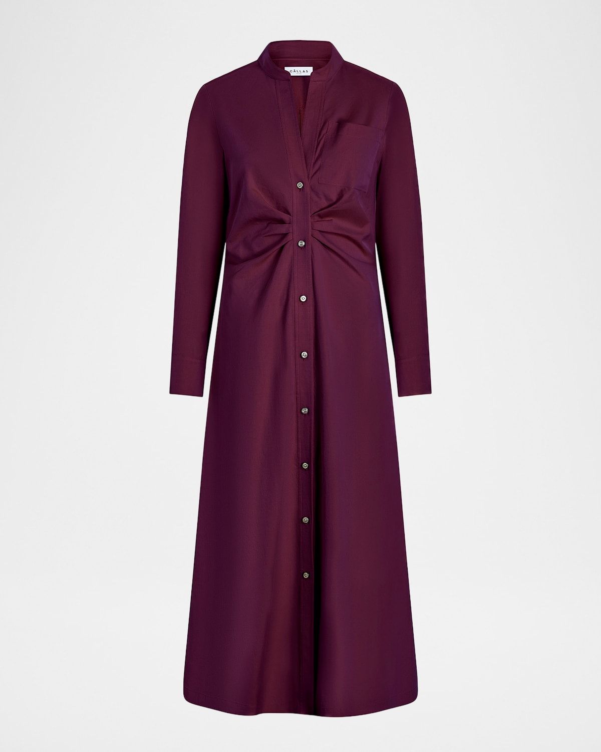 Genny Midi Fit & Flare Shirtdress