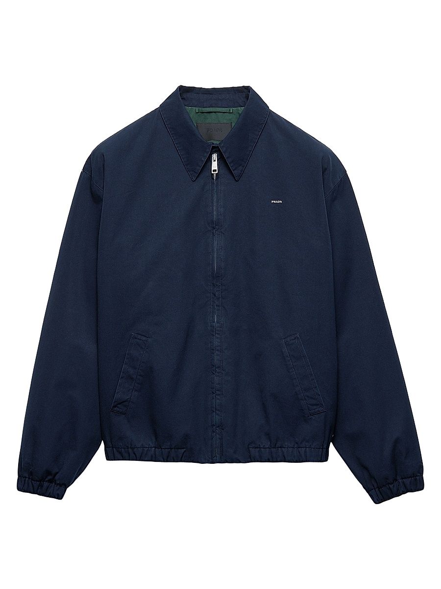 Men's Cotton Jacket - Blue - Size 44