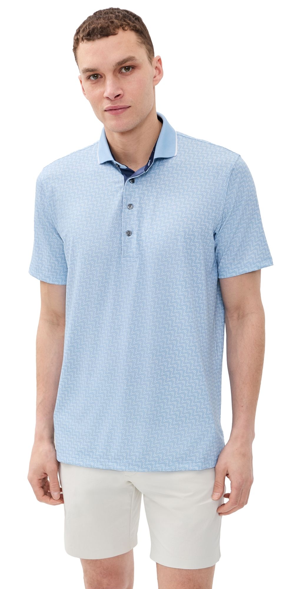 Greyson Rogue River Polo Wolf Blue XXL