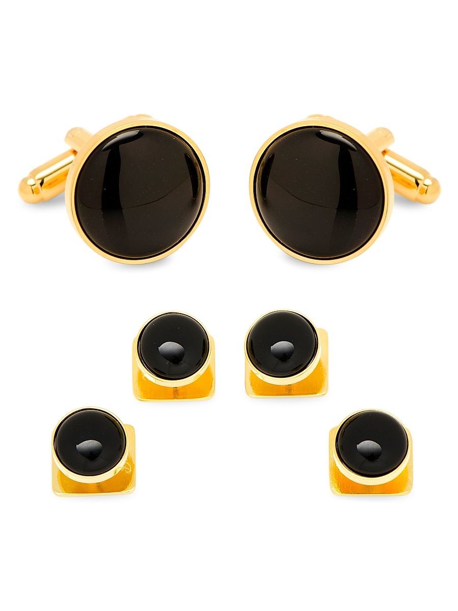 Men's Ox And Bull Trading Co. 6-Piece Onyx Stud Set - Black