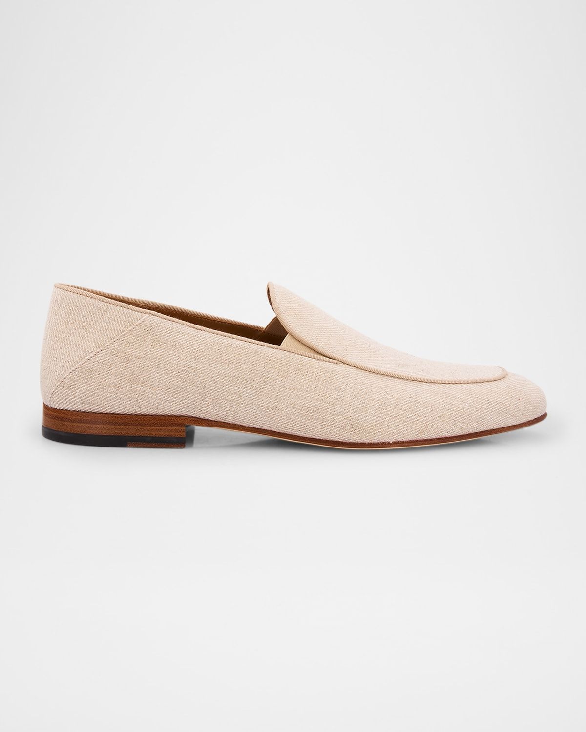 Men & apos;s Briggs Linen Venetian Loafers