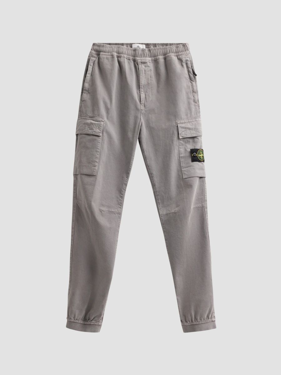Stone Island Men's Cargo Jogger Pants - Grey - Size 38